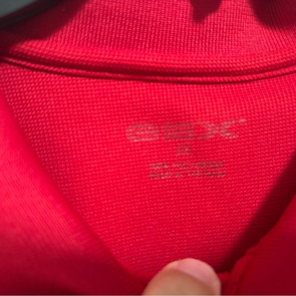 Atlanta Braves Red GSX Polo Shirt Men’s Size XL MLB Logo Embroidered - Picture 3 of 6